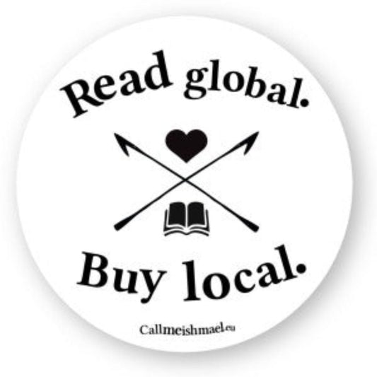 Read global·Buy local Sticker