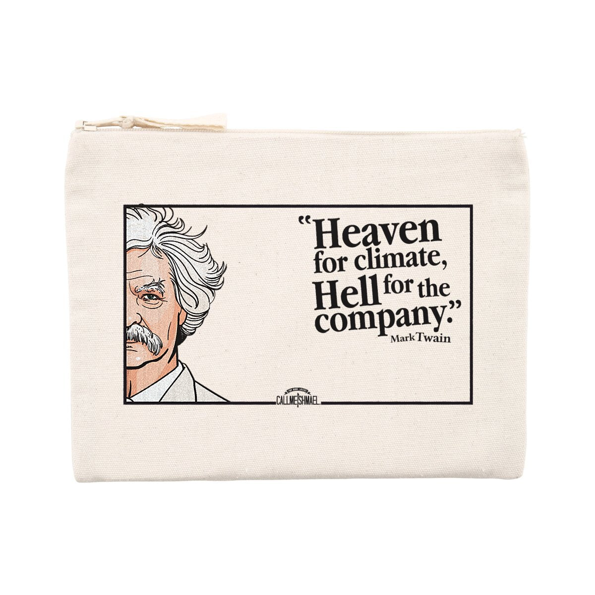 Mark Twain "Heaven/Hell" Hand Pouch 